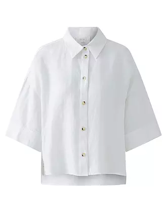 OUÍ | Bluse
Produktname: Bluse
Marke: OUÍ
Farbe: olive
Kategorien: Mode,Damen
Tags: Große Größen

Ärmellänge: Kurzarm
Material: Leinen
Kragenform: Hemdblusenkragen
Passform (Oberbekleidung): Oversized
Stil: Pure
Details: Seitenschlitze,Asymmetrisch | weiss